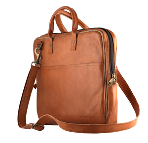 Johnny Fly Co. Leather Laptop Sling Bag - Dudes Boutique