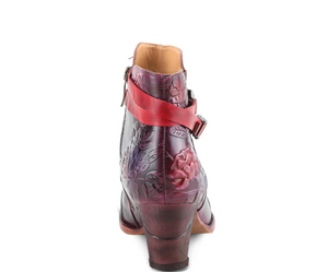 L'ARTISTE Plum Multi Leather Beauti-Plmm BOOTS - Dudes Boutique