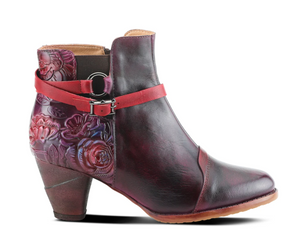 L'ARTISTE Plum Multi Leather Beauti-Plmm BOOTS - Dudes Boutique