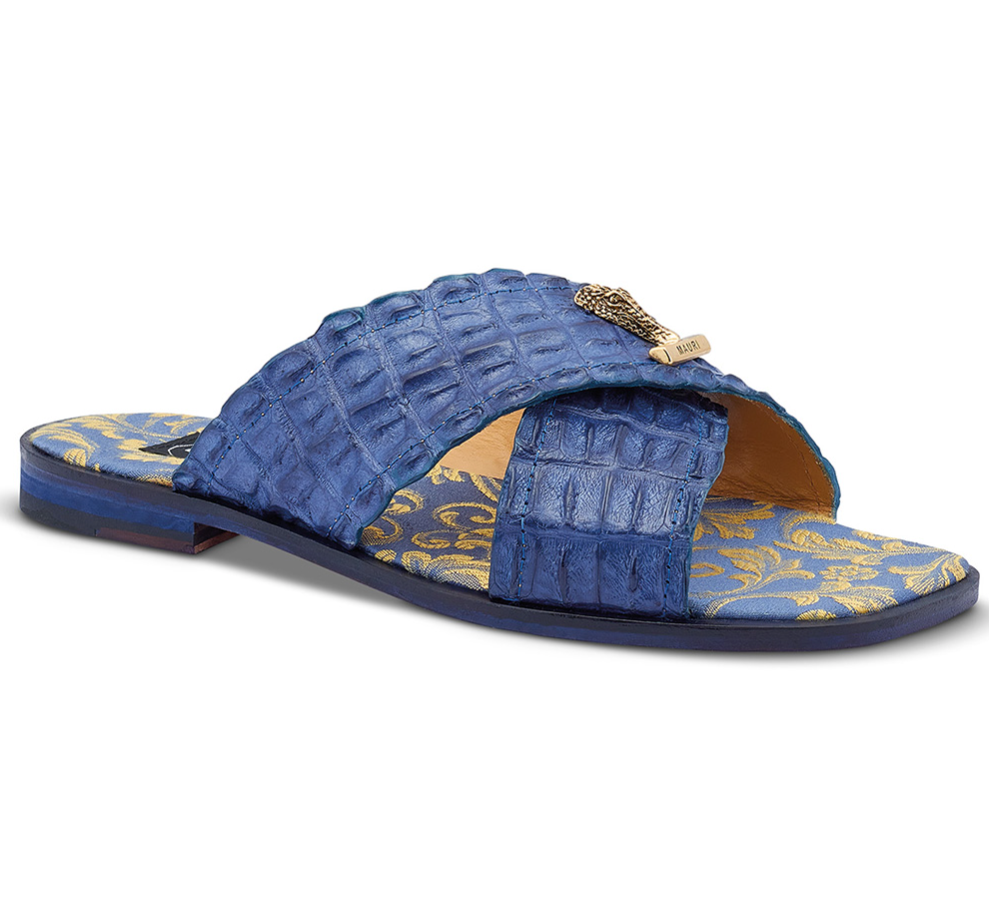 Mauri 5134 Caribbean Crocodile Sandals - Dudes Boutique