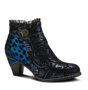 L'ARTISTE Women's Metallic Suede "DESSA-NM" Bootie - Dudes Boutique