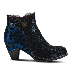 L'ARTISTE Women's Metallic Suede "DESSA-NM" Bootie - Dudes Boutique