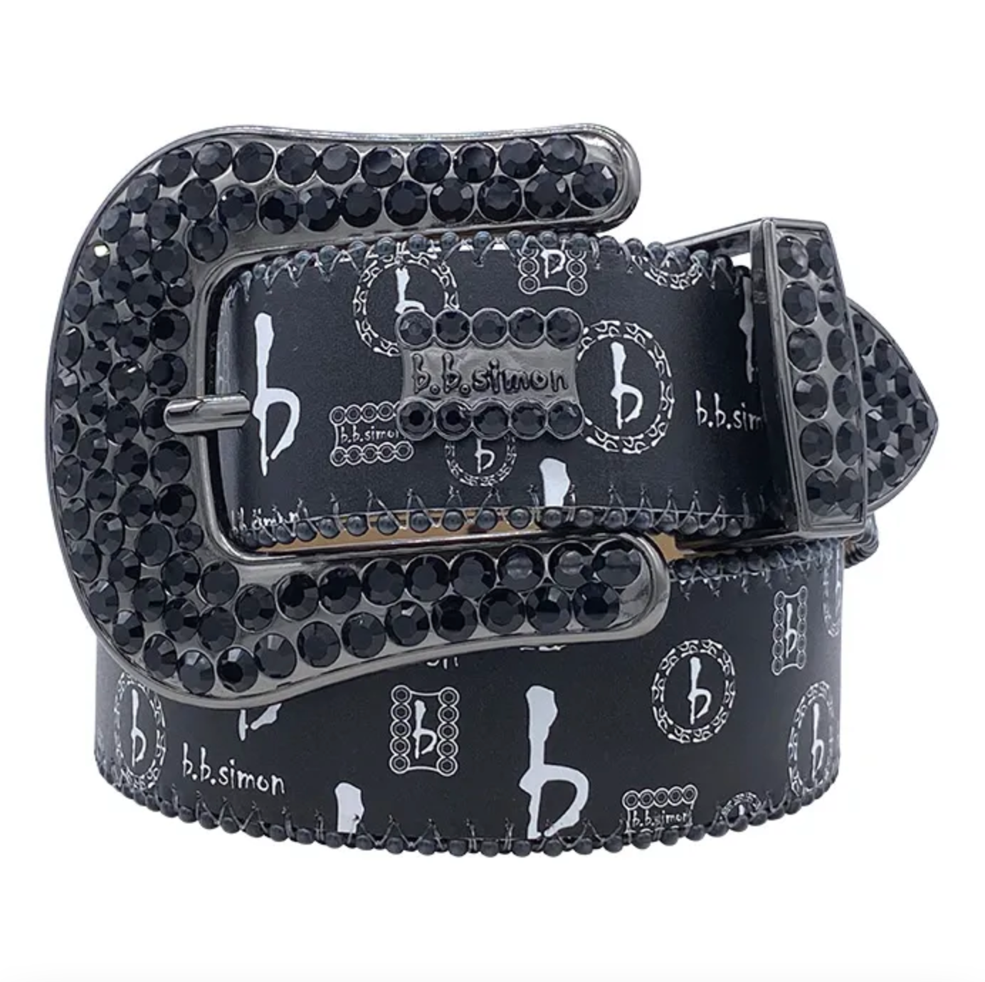 b.b. Simon BB Pattern Classic – Black/Black - Dudes Boutique