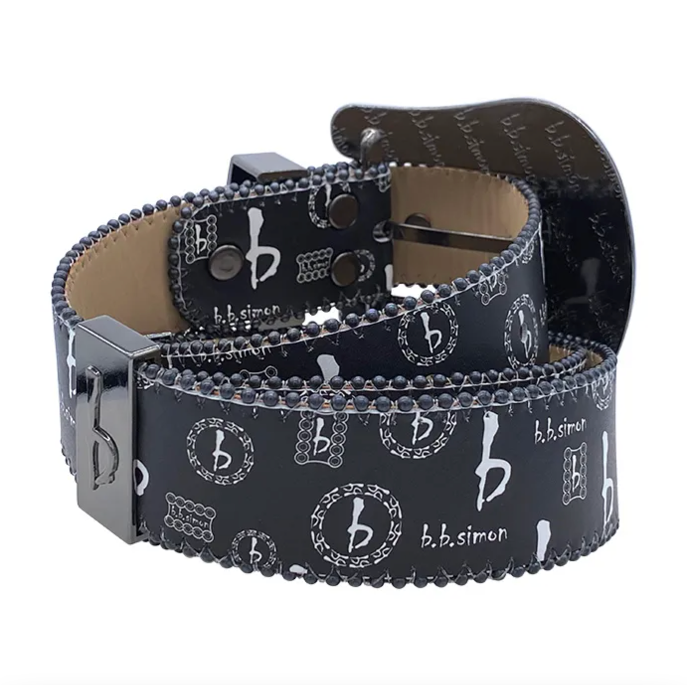 B.b. Simon BB Pattern Classic – Black/Black – Dudes Boutique