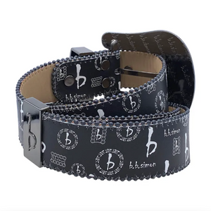 b.b. Simon BB Pattern Classic – Black/Black - Dudes Boutique