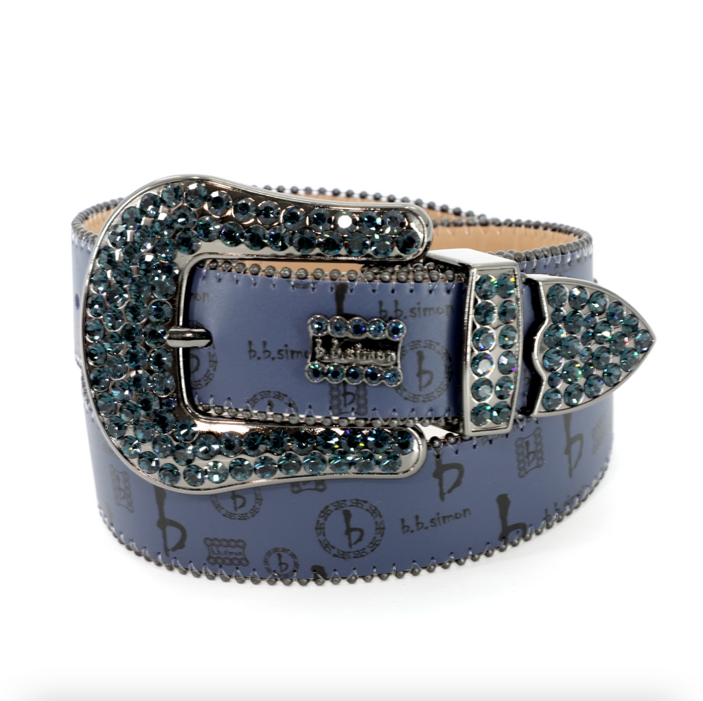 b.b. Simon BB Classic Monogram – Navy – Dudes Boutique