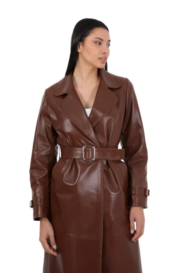 Brown Belted Coats Ladies Tie-belt Coat Light Brown Ladies H&M