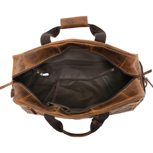 RusticTown John Leather Travel Duffle Bag - Dudes Boutique