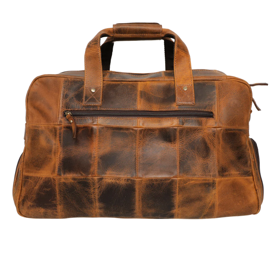 RusticTown John Leather Travel Duffle Bag - Dudes Boutique