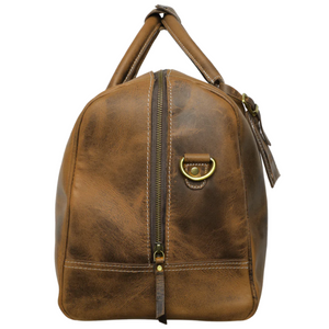 RusticTown Sasha Travel Duffle Bag (Brown) - Dudes Boutique