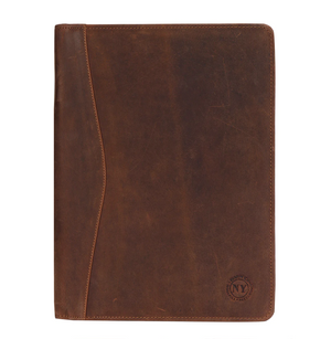 RusticTown Professional Leather Portfolio (Tan) - Dudes Boutique