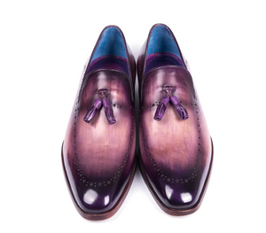 Paul Parkman Men's Tassel Loafer Purple - Dudes Boutique