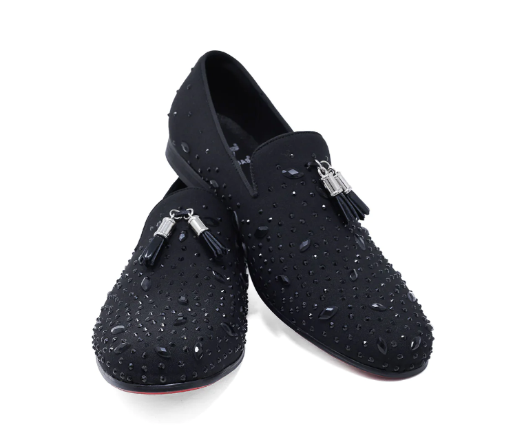 Barabas Tears in Heaven Crystal Loafers - Dudes Boutique