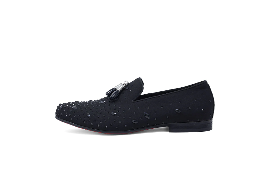 Barabas Tears in Heaven Crystal Loafers - Dudes Boutique