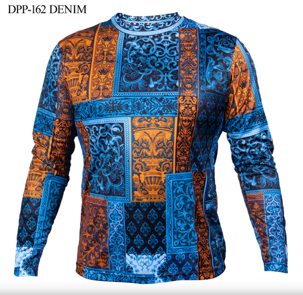 Prestige Olympian Indigo Milan L/S Shirt - Dudes Boutique