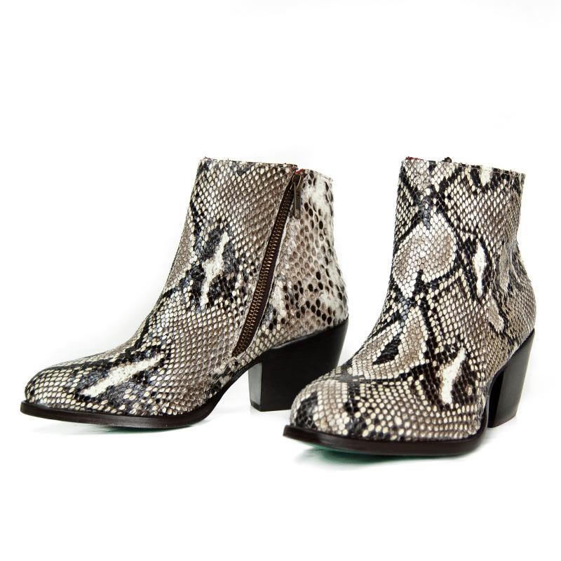 Alcala's Women's Natural Python Elia Ankle Boots – Dudes Boutique