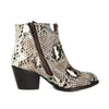 Alcala's Women's Natural Python Elia Ankle Boots - Dudes Boutique