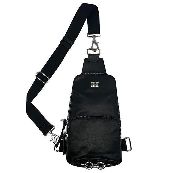 b.b. Simon Sling Bag - Classic Black - Dudes Boutique