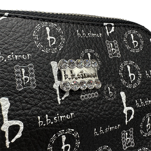 b.b. Simon BB Pattern Sling Bag - Black - Dudes Boutique