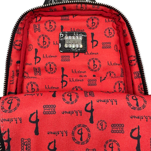 b.b. Simon BB Pattern Sling Bag - Black - Dudes Boutique