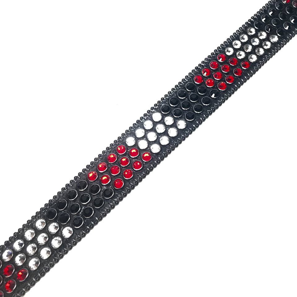 B.b. Simon Triple Row Red Globe Buckle Belt – Dudes Boutique