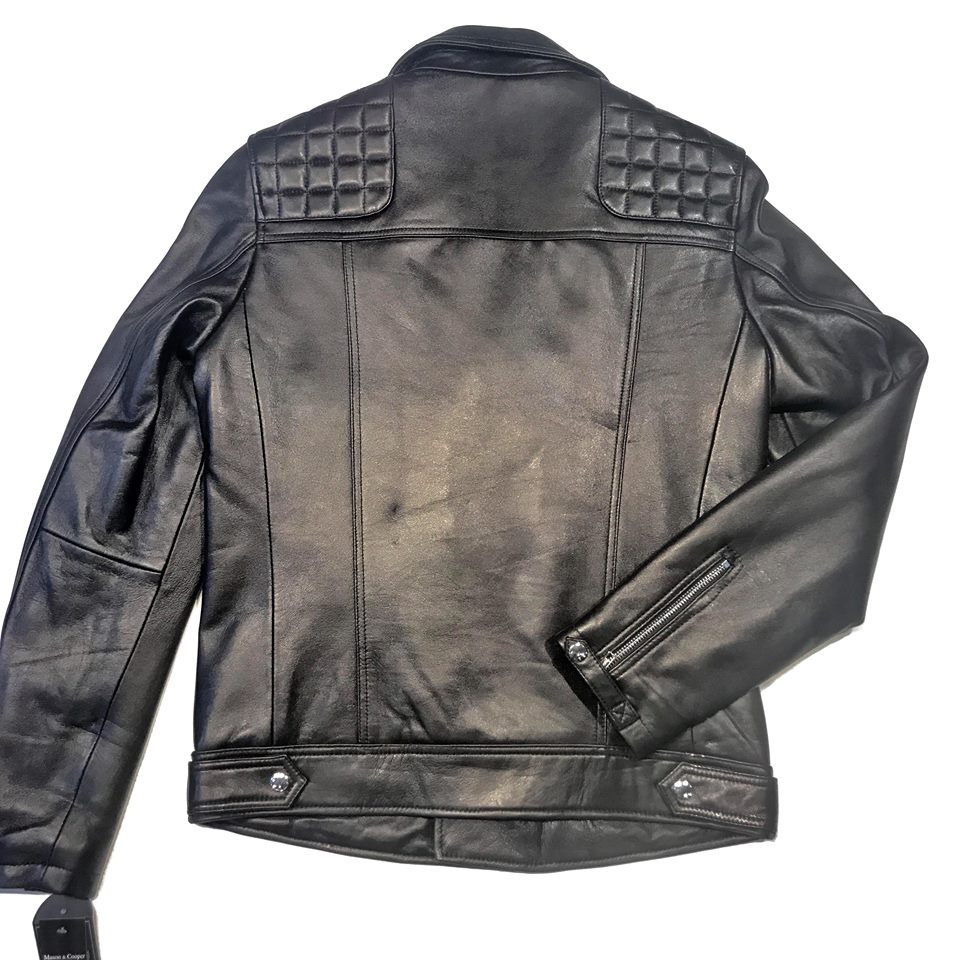 Mason & cooper hot sale moto leather jacket