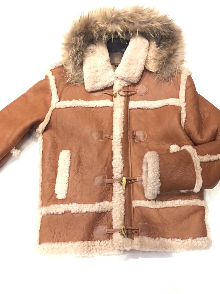 Kashani Maple Fox Shearling Hooded Jacket - Dudes Boutique