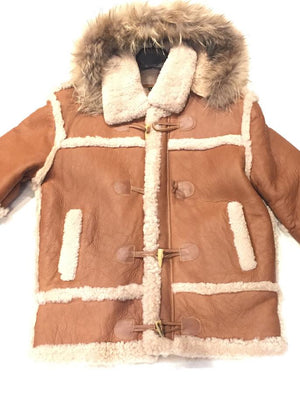 Kashani Maple Fox Shearling Hooded Jacket - Dudes Boutique