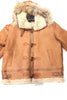 Kashani Buckle Maple Curly Shearling Jacket - Dudes Boutique