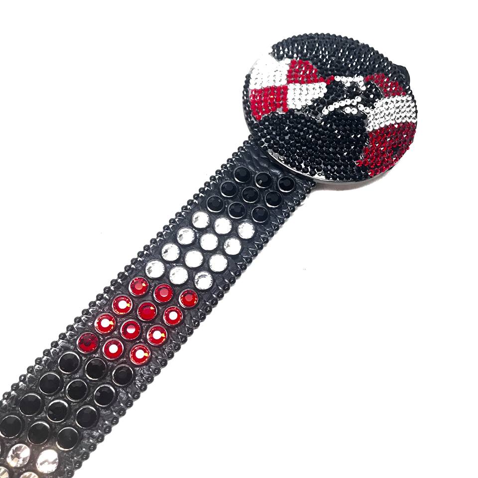 B.b. Simon Triple Row Red Globe Buckle Belt – Dudes Boutique