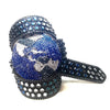 b.b. Simon Triple Row Blue Globe Buckle Belt - Dudes Boutique