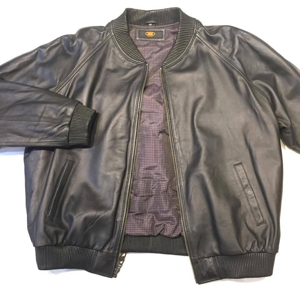 Jakewood Blackout Lamb Classic Bomber Jacket - Dudes Boutique