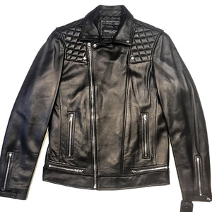 Mason & Cooper Black Astor Biker Jacket - Dudes Boutique