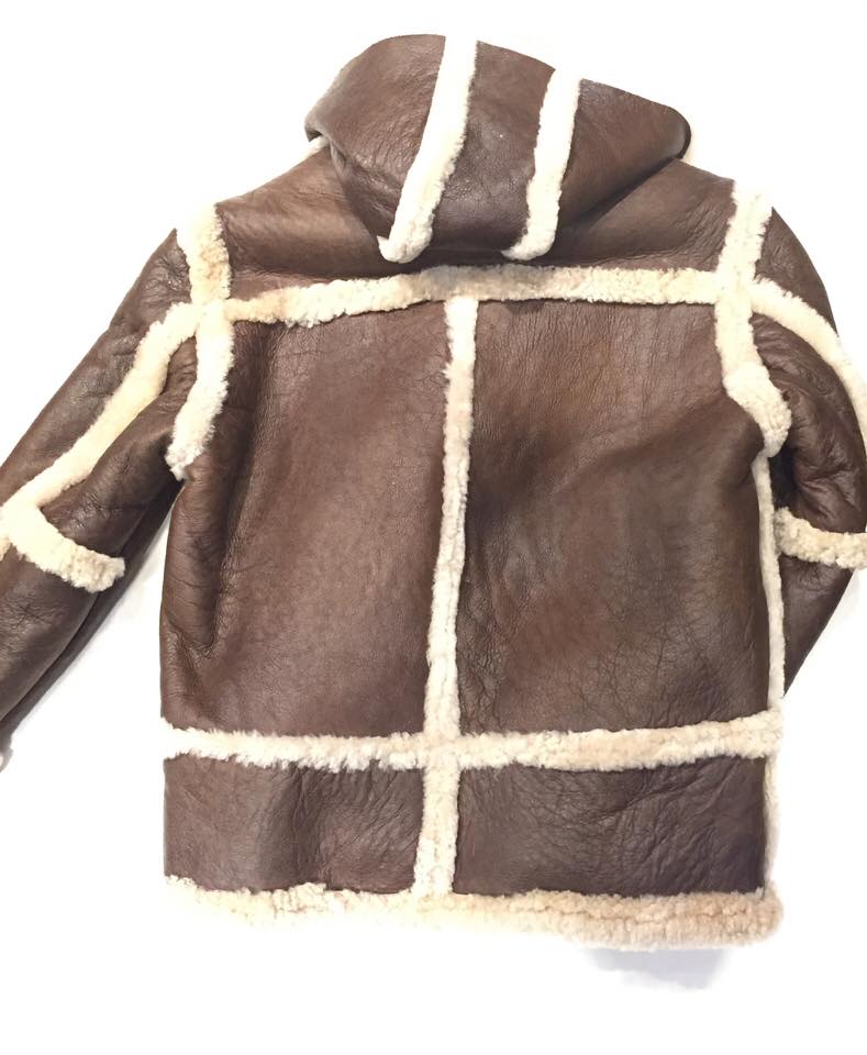 Kashani Tall Chocolate Cream Shearling Jacket - Dudes Boutique