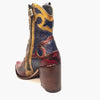 Jo Ghost Italian Multicolored Python Perforated Python Cowgirl Boot - Dudes Boutique