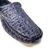 Calzoleria Toscana 4551 Susa Denim Hornback Crocodile Loafer - Dudes Boutique