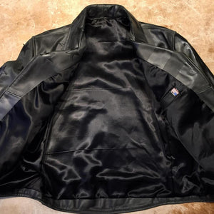 Kashani Black American Flag Lambskin Biker Jacket - Dudes Boutique