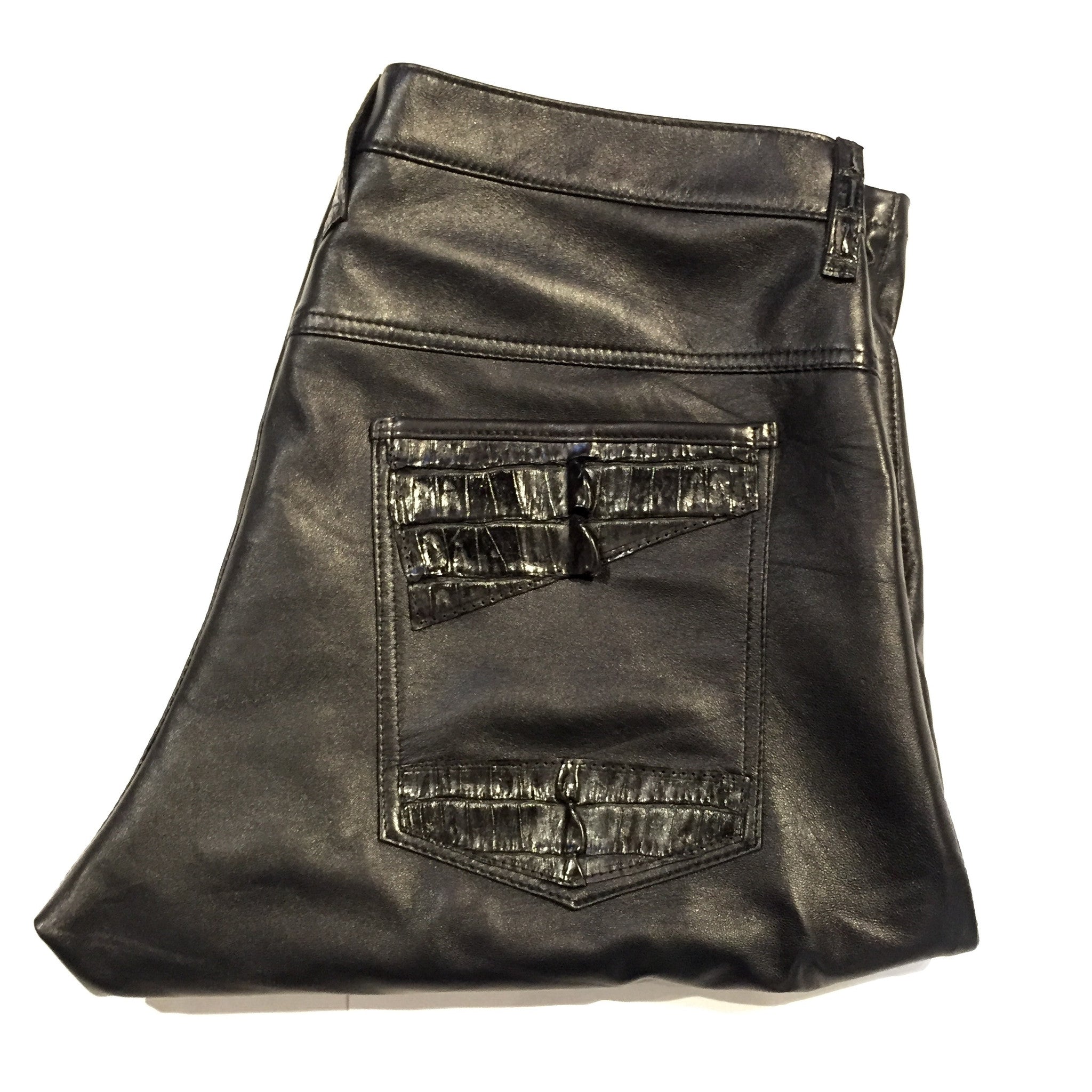 G-Gator - Alligator/Lambskin Shorts - Dudes Boutique