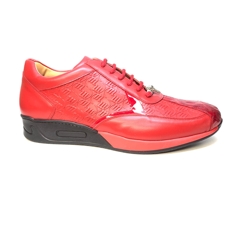 Mauri M770 Red Crocodile Sneakers - Dudes Boutique