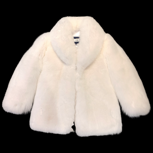 Barya NewYork Men's Full Arctic White Fox Fur Coat - Dudes Boutique