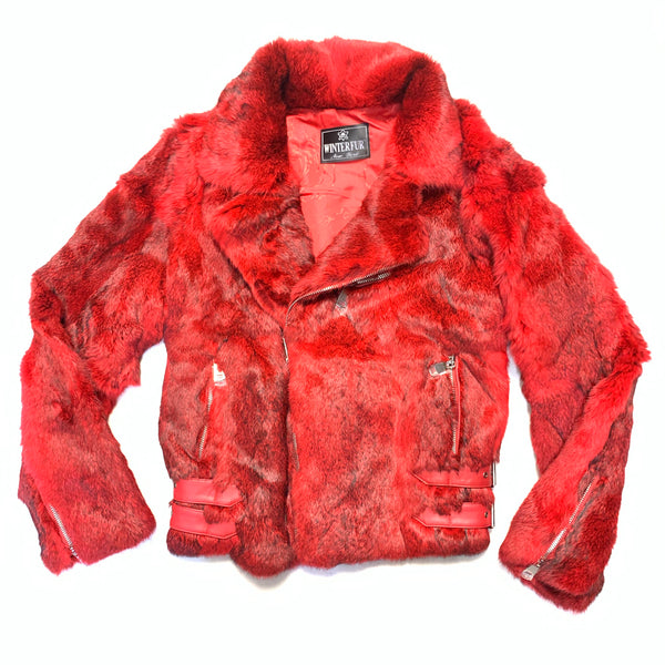 Kashani Red Rabbit Biker Jacket - Dudes Boutique