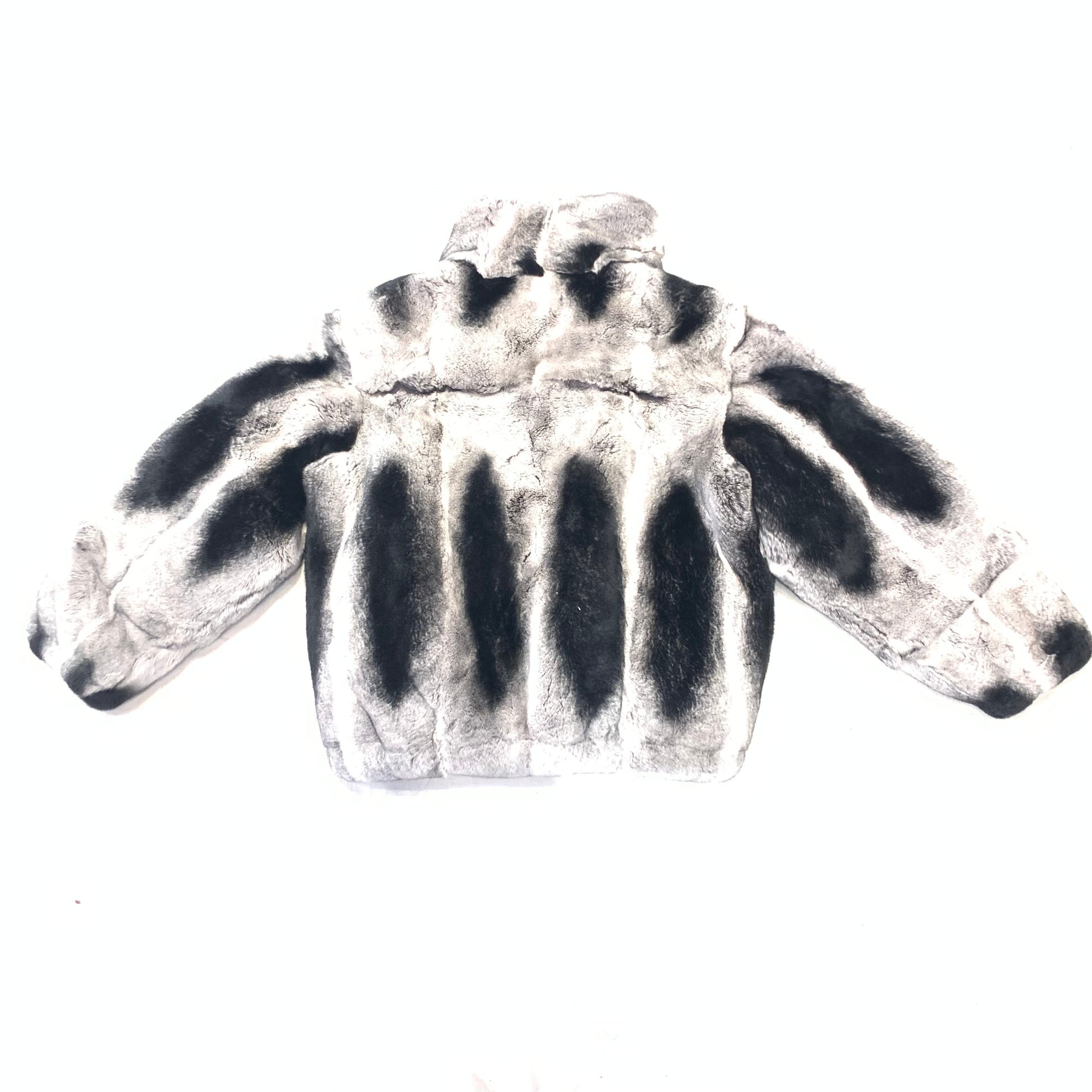 Kashani Kids Rex Rabbit Chinchilla Fur Coat - Dudes Boutique