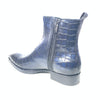 Jo Ghost Deep Navy Alligator Ankle Boots - Dudes Boutique