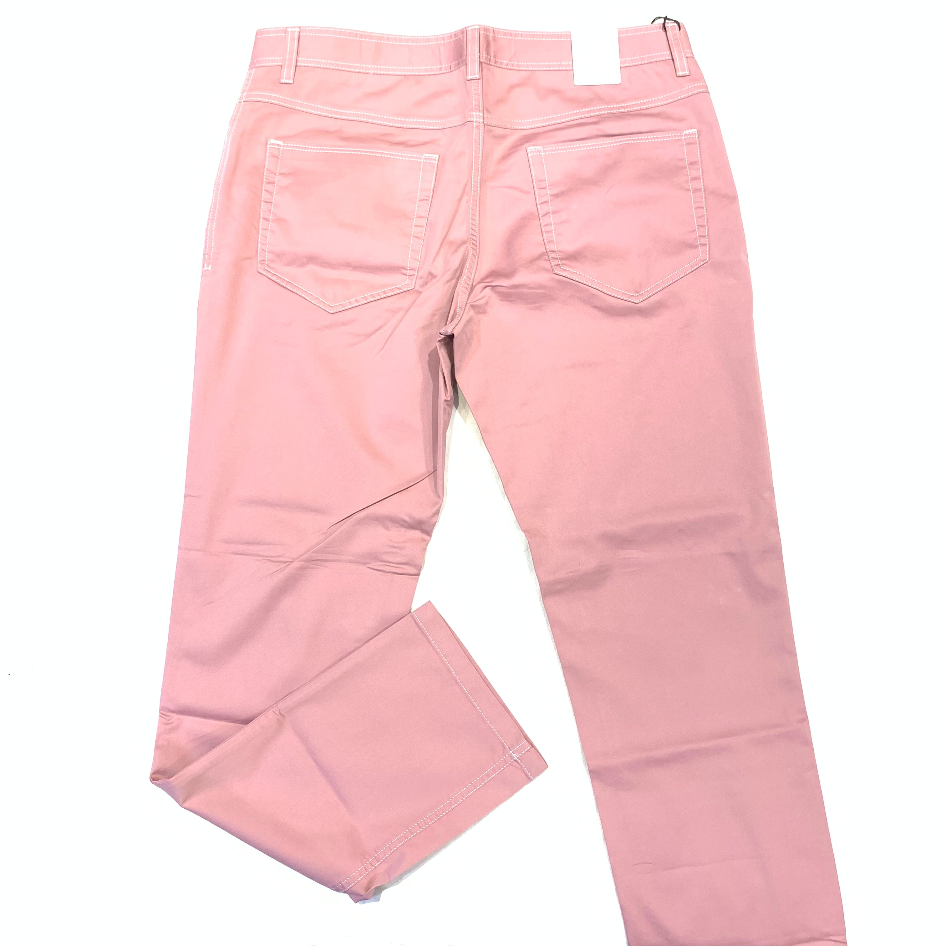 Enzo Beta Skinny-30 Blush Red High-end Pants - Dudes Boutique