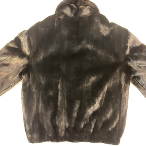 Kashani Black Full Mink Fur Coat - Dudes Boutique