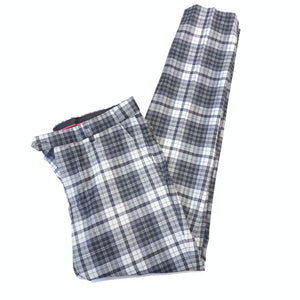 Barabas Multi Grey Plaid Dress Pants - Dudes Boutique