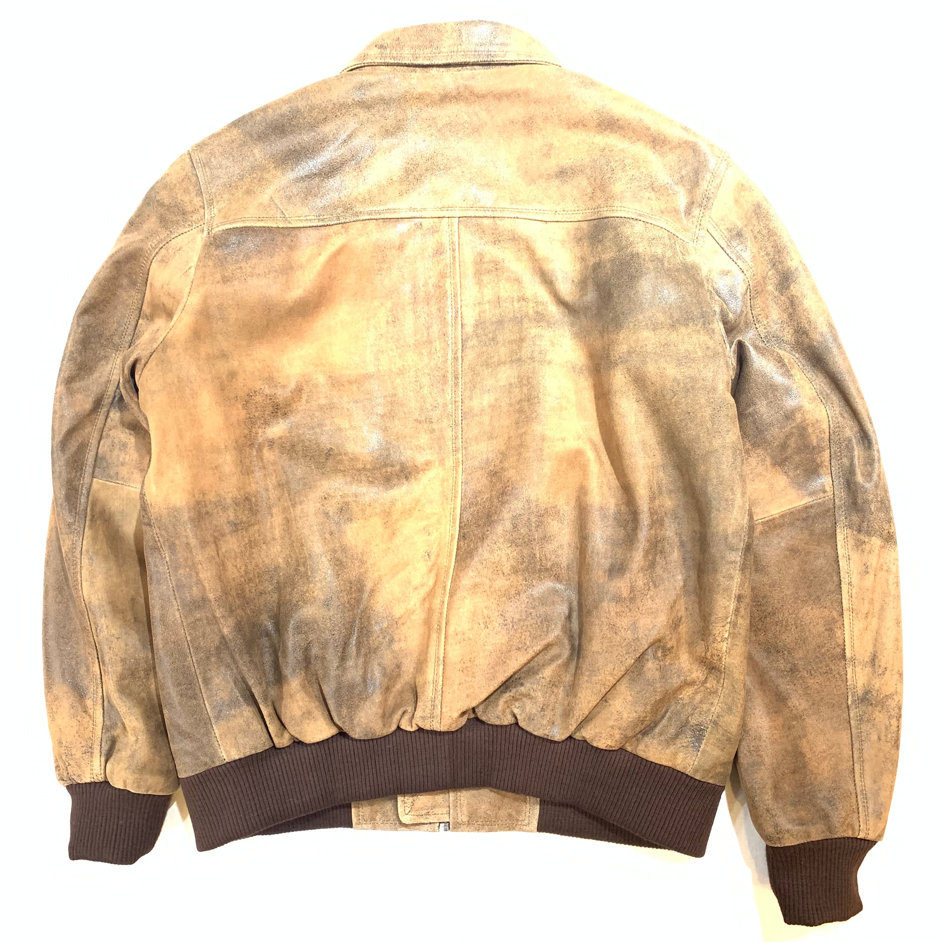 Kashani Jungle Lambskin Bomber Jacket - Dudes Boutique