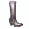 Los Altos Ladies Black Crystal Bovine Leather Knee Boot - Dudes Boutique