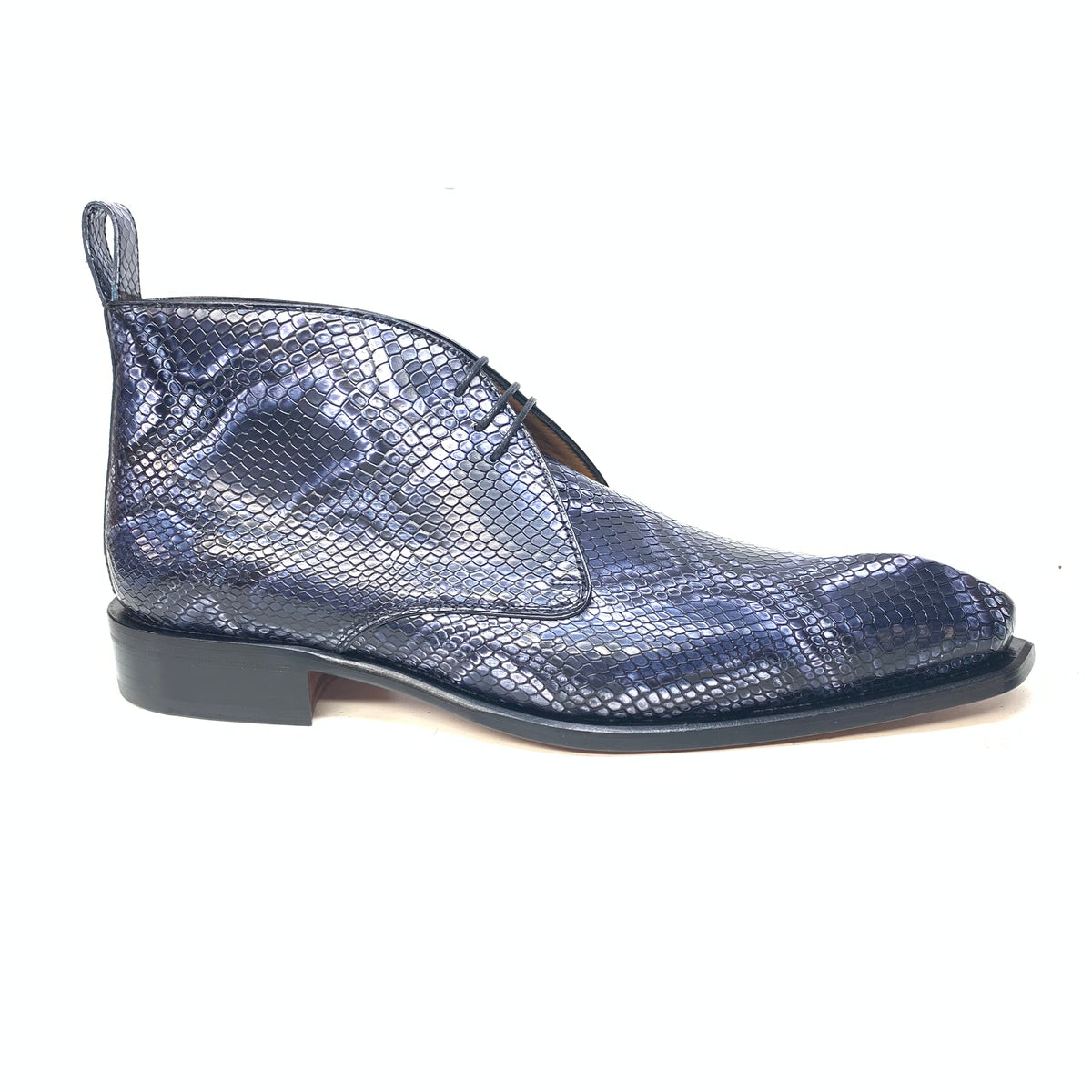 Mister AZUL Blue Lace Up Spain Ankle Boot - Dudes Boutique