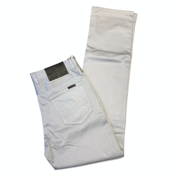 Prestige Grey Double Stitched High-end Pants - Dudes Boutique